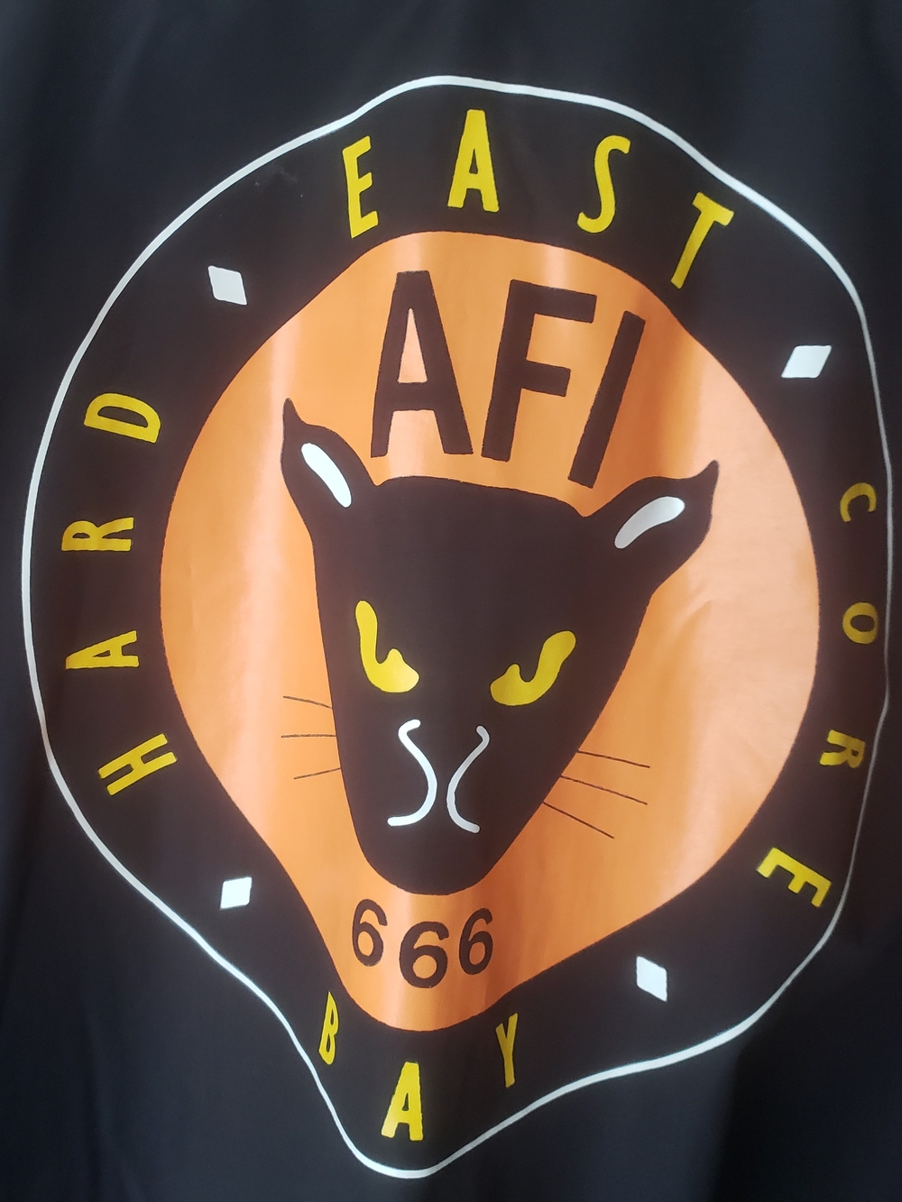 [AFI ] Punk Rock Logo Coach Jacket - Men's Lightweight Black Coat - Picture 2 of 6